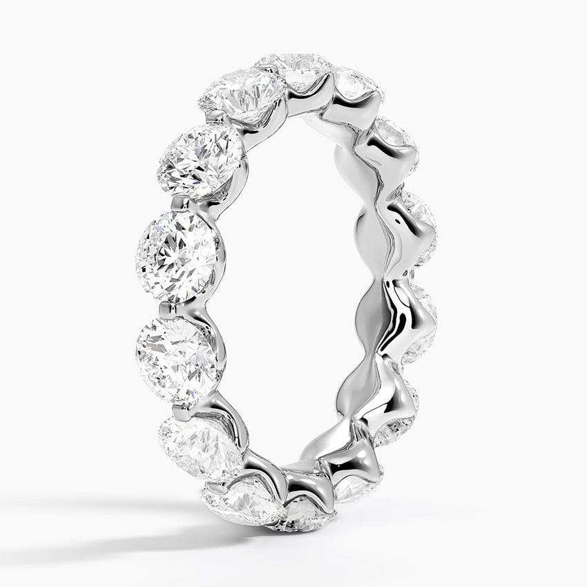 Riviera Eternity Diamond Ring (4 ct. tw.) Platinum Eternity Band