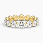 Riviera Eternity Diamond Ring (4 ct. tw.) Yellow Gold 18k Eternity Band