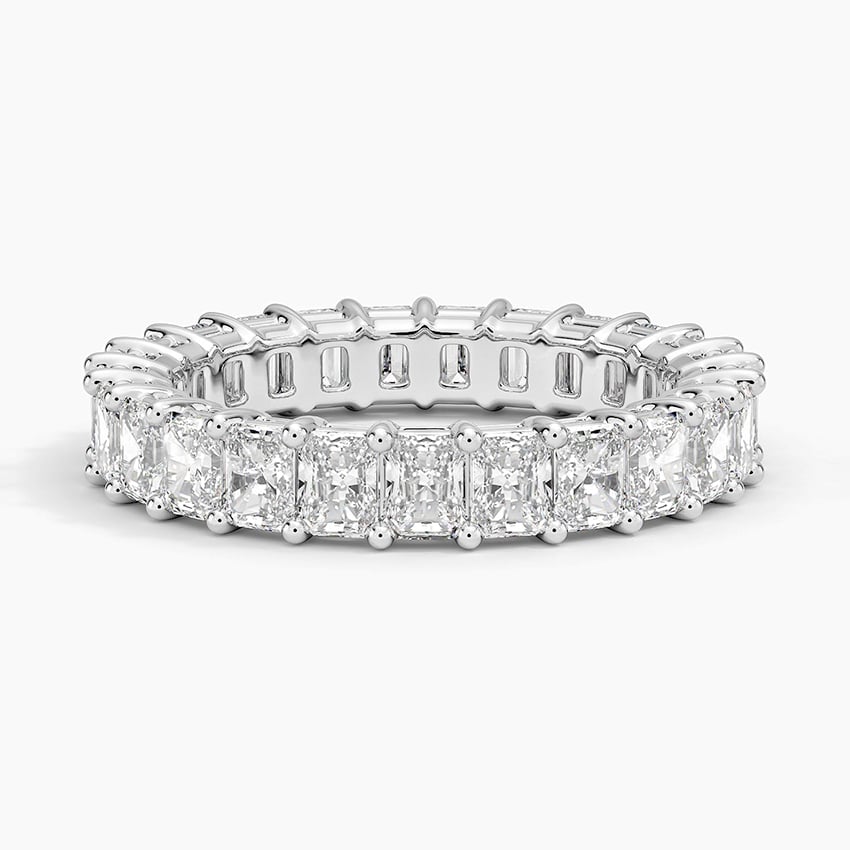 Radiant Eternity Diamond Ring (3 ct. tw.) Platinum Eternity Band