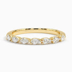 Tacori Sculpted Crescent Pear Diamond Ring (1/3 ct. tw.) Yellow Gold 18k Wedding Band