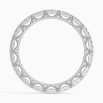 Tacori Lunetta Crescent Eternity Diamond Ring (1/2 ct. tw.) Platinum Eternity Band
