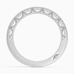 Tacori Lunetta Crescent Diamond Ring (1/4 ct. tw.) Platinum Wedding Band