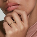Tacori Lunetta Crescent Diamond Ring (1/4 ct. tw.) Yellow Gold 18k Wedding Band