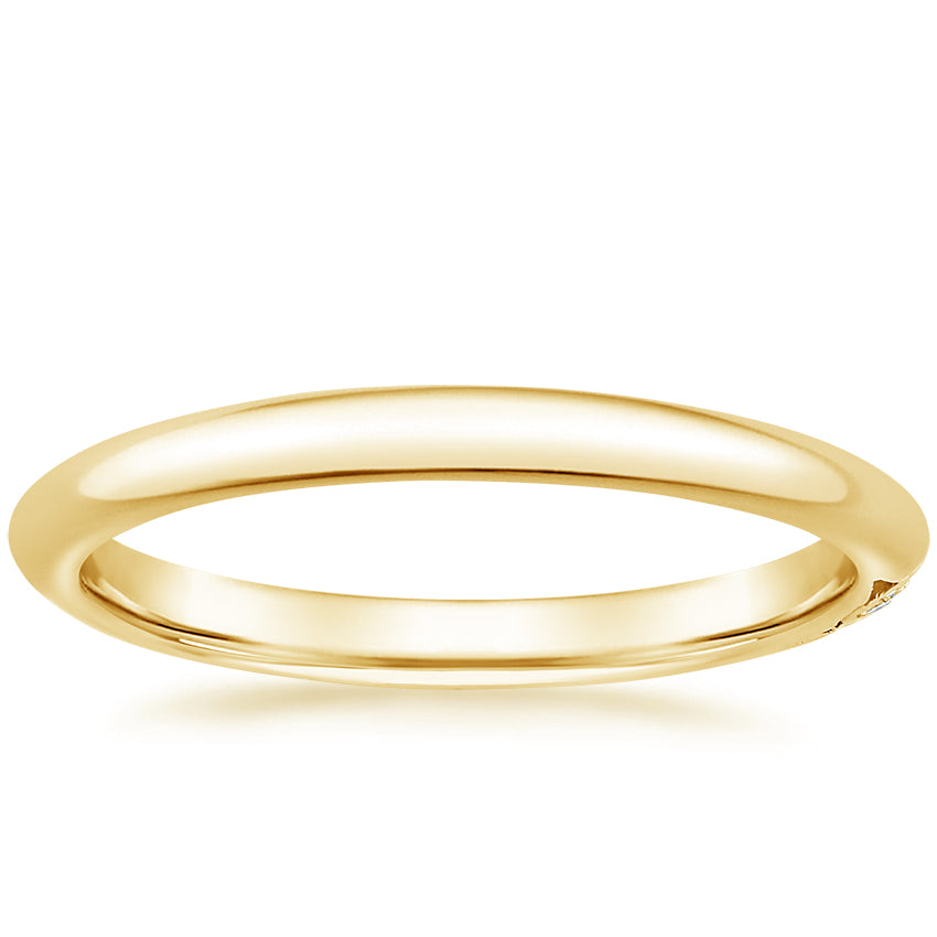 Tacori Founder's Petite Diamond Ring Yellow Gold 18k Wedding Band