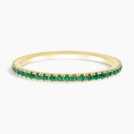 Luxe Ballad Emerald Ring Yellow Gold 18k Wedding Band