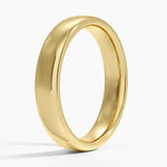 Low Profile 4.5mm Wedding Ring Yellow Gold 18k Wedding Band