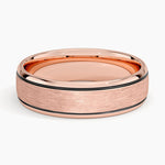 Everett 6mm Wedding Ring Rose Gold 18k Wedding Band