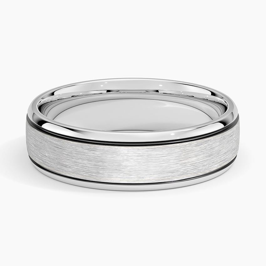 Everett 6mm Wedding Ring Platinum Wedding Band
