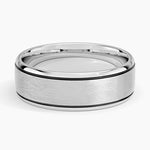Everett 7mm Wedding Ring Platinum Wedding Band