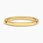 Fairmined Comfort Fit 2mm Wedding Ring Yellow Gold 18k Wedding Band