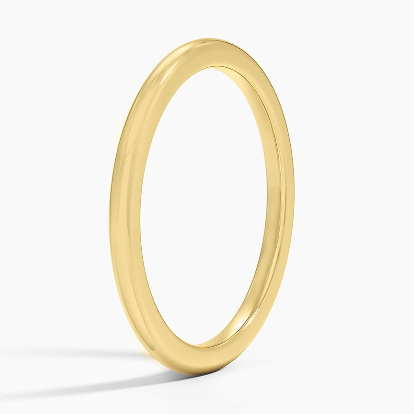 Fairmined 1.5mm Comfort Fit Wedding Ring Yellow Gold 18k Wedding Band