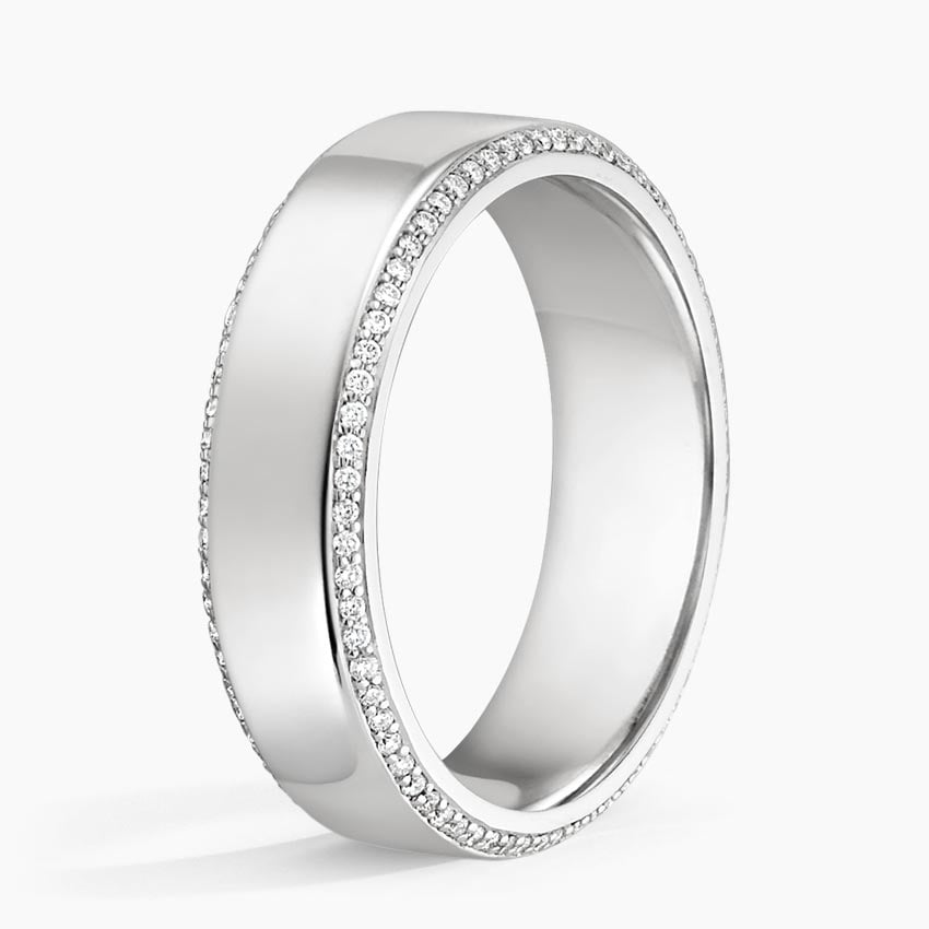 Avalon Eternity Diamond 6mm Wedding Ring (2/5 ct. tw.) Platinum Eternity Band
