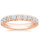 Ellora Half Coverage Diamond Ring (7/8 ct. tw.) Rose Gold 18k Wedding Band