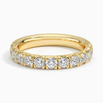 Ellora Half Coverage Diamond Ring (7/8 ct. tw.) Yellow Gold 18k Wedding Band