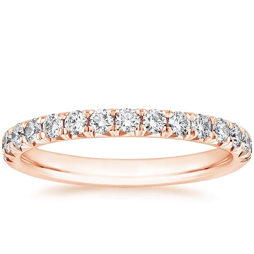 Sienna Half Coverage Diamond Ring (1/2 ct. tw.) Rose Gold 18k Wedding Band