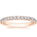 Sienna Half Coverage Diamond Ring (1/2 ct. tw.) Rose Gold 18k Wedding Band