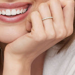 Sienna Half Coverage Diamond Ring (1/2 ct. tw.) Yellow Gold 18k Wedding Band