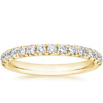 Sienna Half Coverage Diamond Ring (1/2 ct. tw.) Yellow Gold 18k Wedding Band