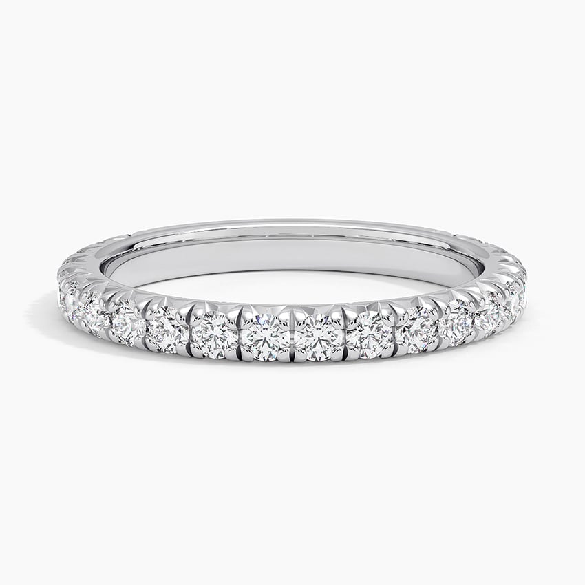 Sienna Three-Quarter Coverage Diamond Ring (5/8 ct. tw.) Platinum Wedding Band