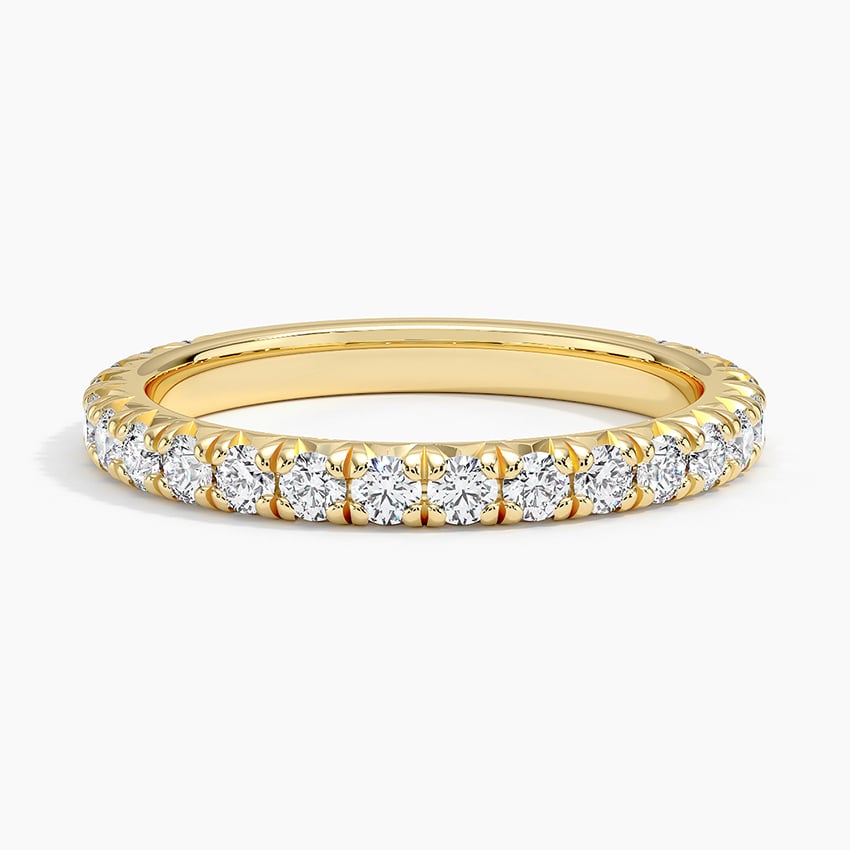 Sienna Three-Quarter Coverage Diamond Ring (5/8 ct. tw.) Yellow Gold 18k Wedding Band