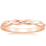 Twisted Vine Ring Rose Gold 18k Wedding Band