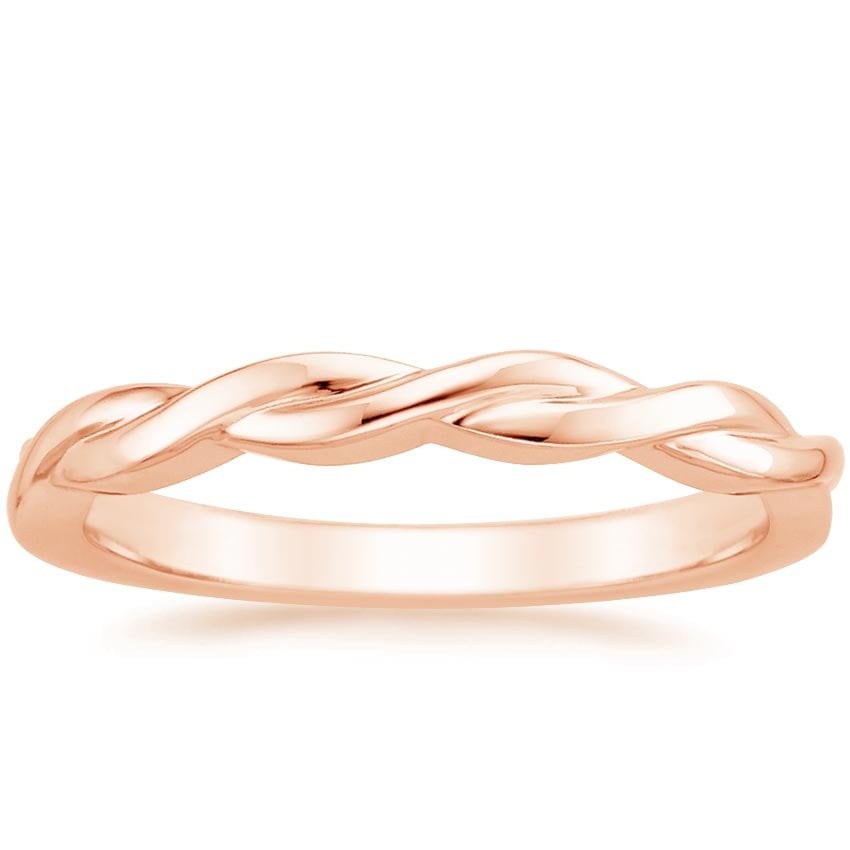Twisted Vine Ring Rose Gold 18k Wedding Band