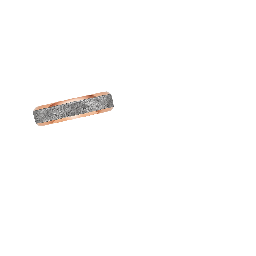 Merle 6mm Wedding Ring Rose Gold 18k Wedding Band