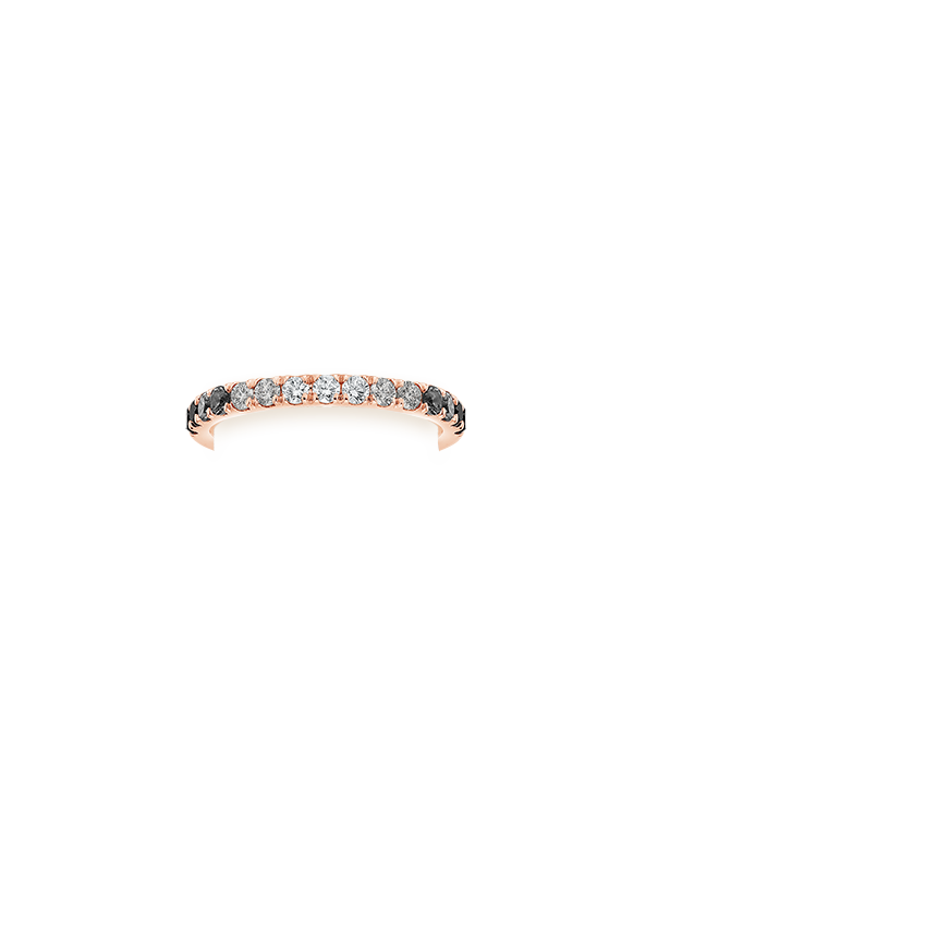 Nimbus Ombre Ring (1/3 ct. tw.) Rose Gold 18k Wedding Band