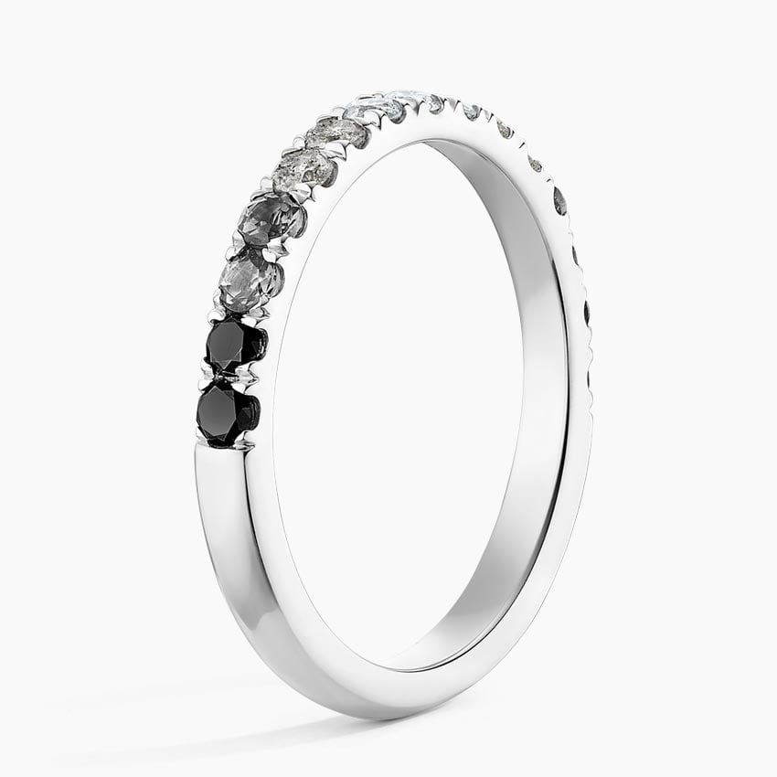 Nimbus Ombre Ring (1/3 ct. tw.) Platinum Wedding Band