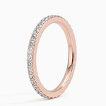 Petite Shared Prong Eternity Diamond Ring (1/2 ct. tw.) Rose Gold 18k Eternity Band
