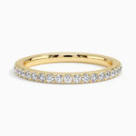 Petite Shared Prong Eternity Diamond Ring (1/2 ct. tw.) Yellow Gold 18k Eternity Band