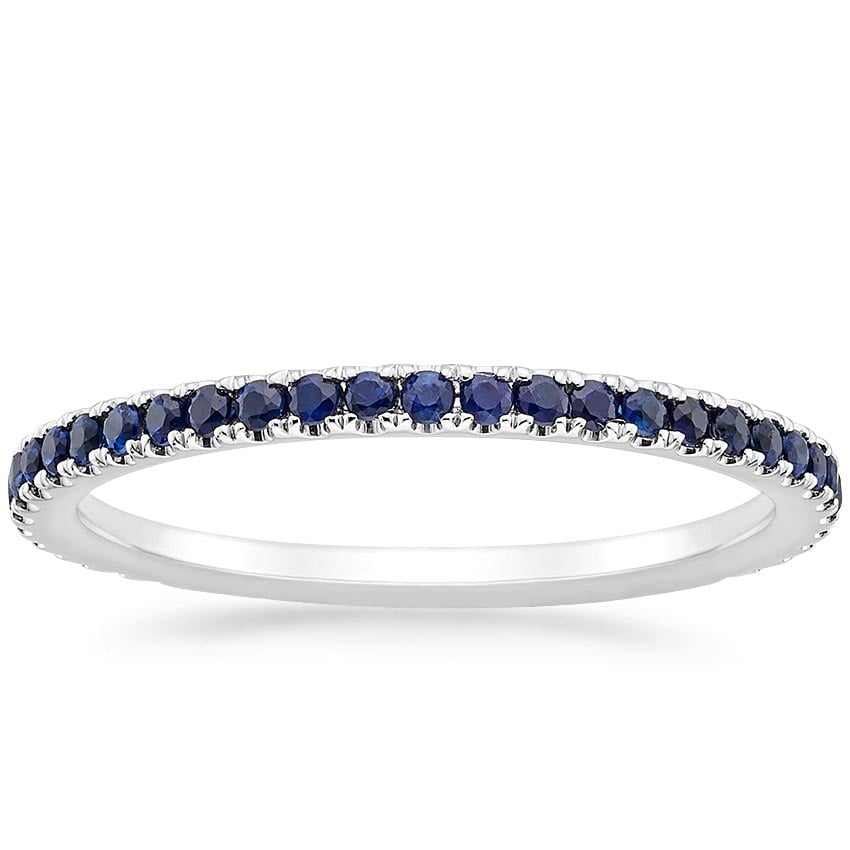 Luxe Ballad Sapphire Ring Platinum Wedding Band