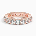 Eternity Diamond Ring (4 ct. tw.) Rose Gold 18k Eternity Band