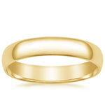 Slim Profile 4mm Wedding Ring Yellow Gold 18k Wedding Band
