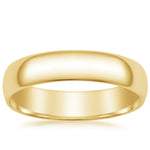 Slim Profile 5mm Wedding Ring Yellow Gold 18k Wedding Band