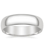 Slim Profile 6mm Wedding Ring Platinum Wedding Band
