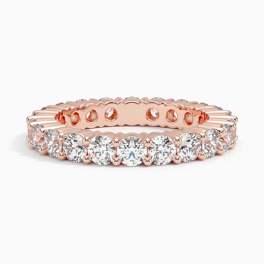 Eternity Diamond Ring (2 ct. tw.) Rose Gold 18k Eternity Band