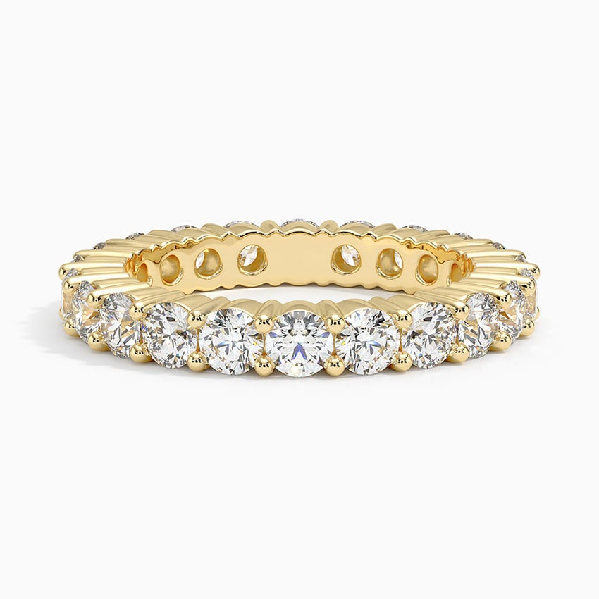Eternity Diamond Ring (2 ct. tw.) Yellow Gold 18k Eternity Band