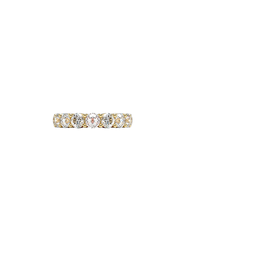 Eternity Diamond Ring (5 ct. tw.) Yellow Gold 18k Eternity Band