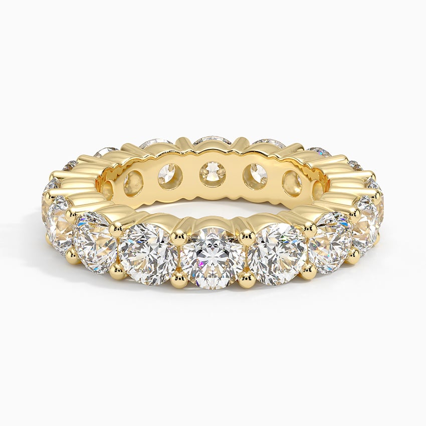 Eternity Diamond Ring (5 ct. tw.) Yellow Gold 18k Eternity Band