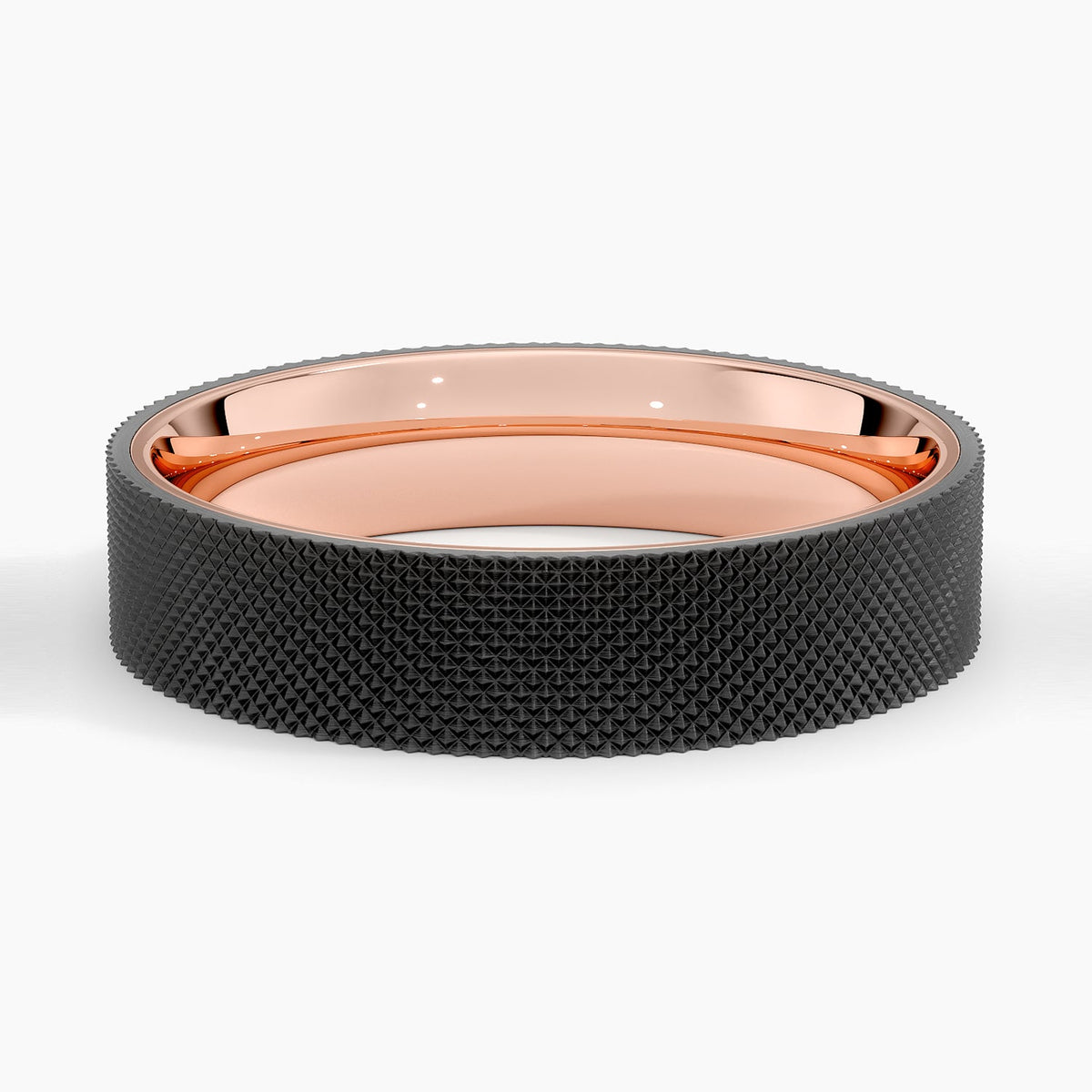 Mojave Maverick 5mm Wedding Ring Rose Gold 18k Wedding Band