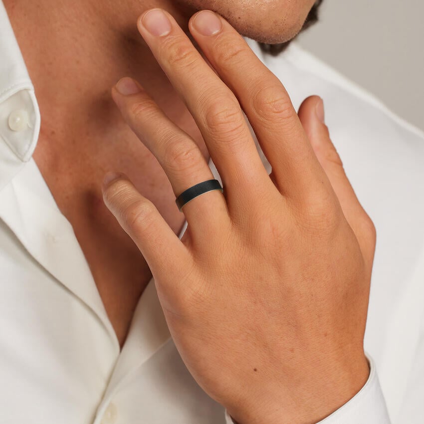 Mojave Maverick 5mm Wedding Ring Yellow Gold 18k Wedding Band