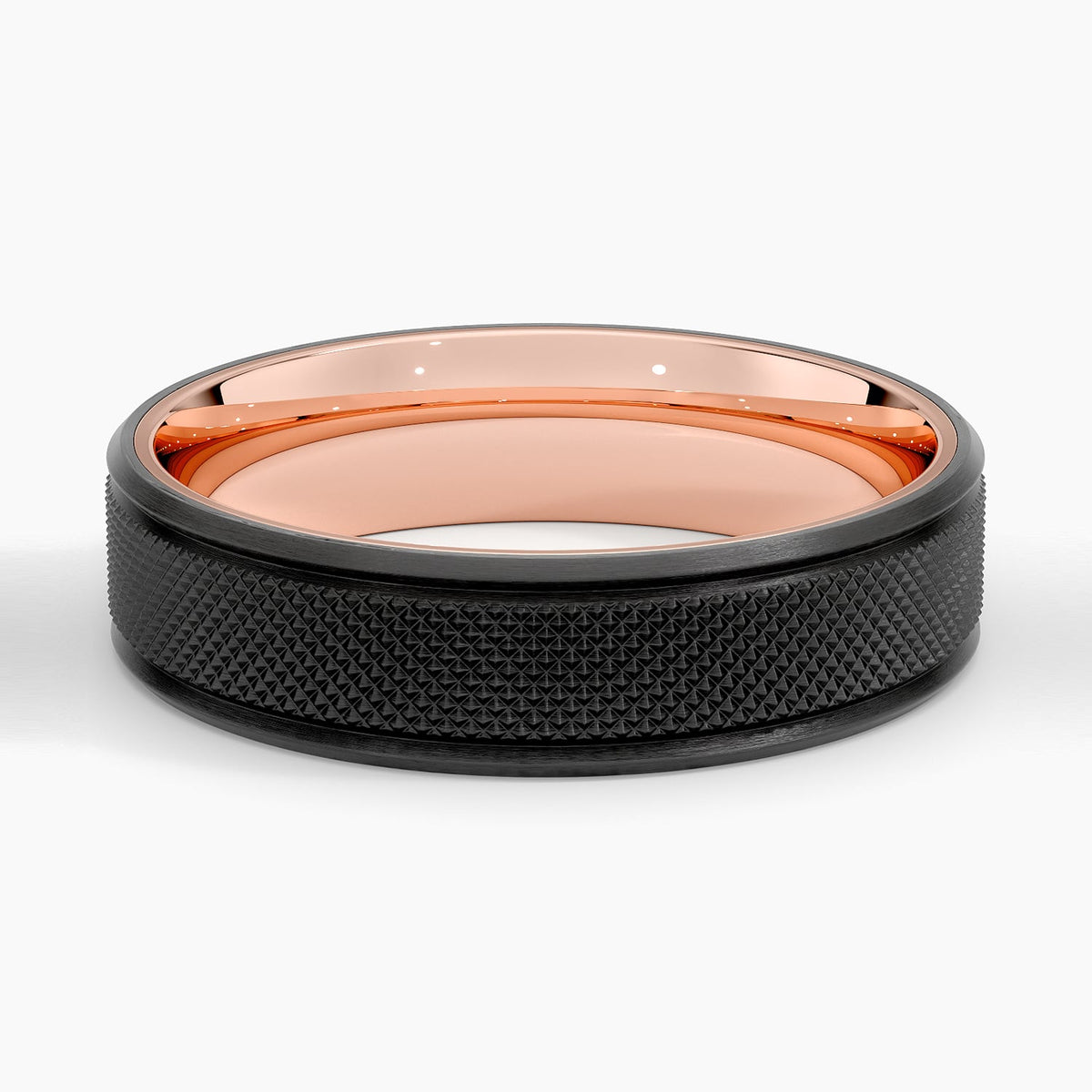 Maverick 5.5mm Wedding Ring Rose Gold 18k Wedding Band