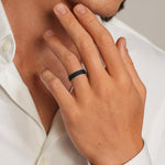 Maverick 5.5mm Wedding Ring White Gold 18k Wedding Band