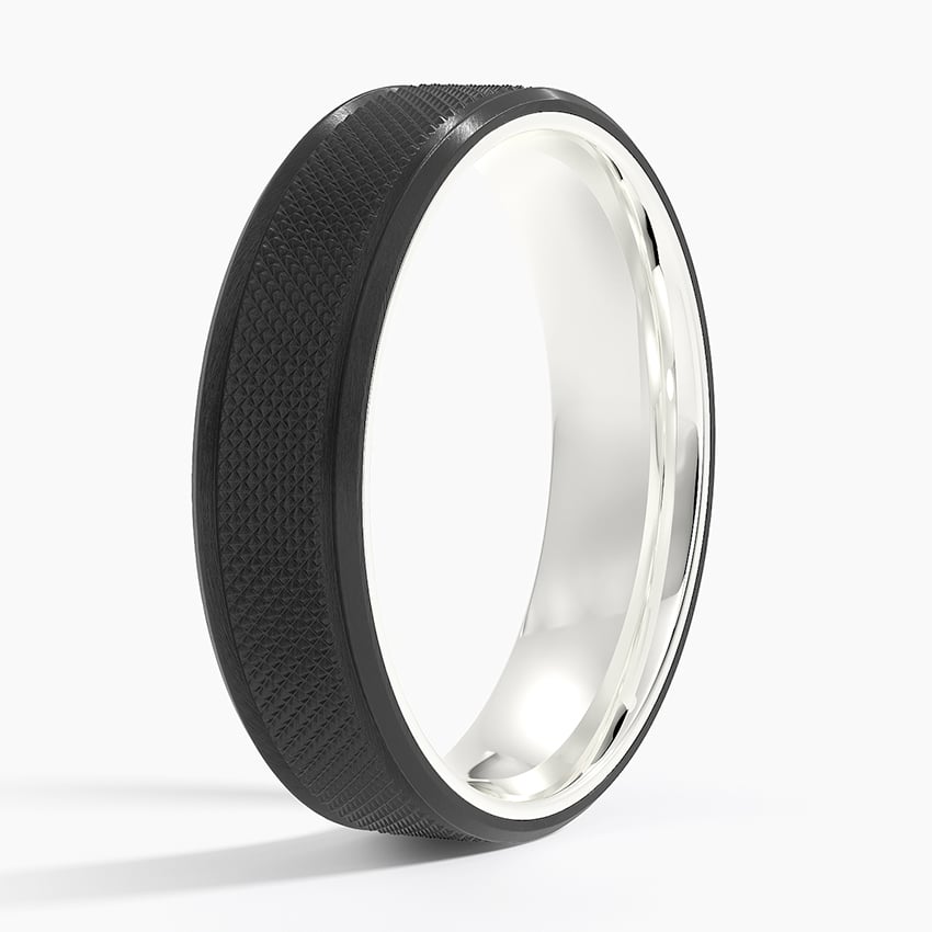 Maverick 5.5mm Wedding Ring White Gold 18k Wedding Band