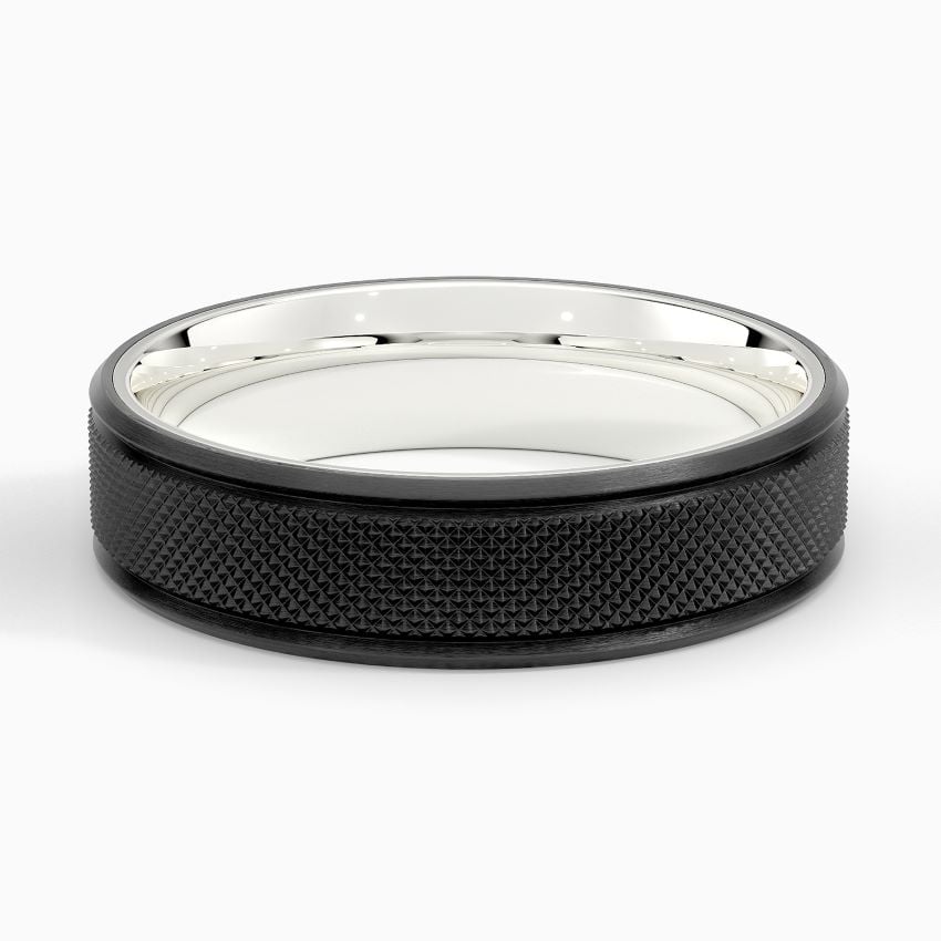 Maverick 5.5mm Wedding Ring White Gold 18k Wedding Band