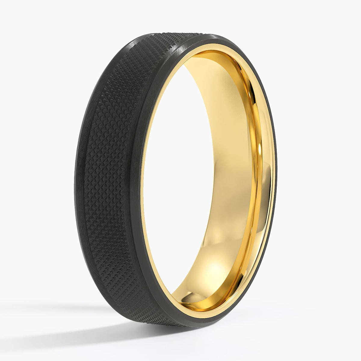 Maverick 5.5mm Wedding Ring Yellow Gold 18k Wedding Band