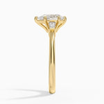 Symphony Tapered Baguette Three Stone Diamond Ring (1/5 ct. tw.) Yellow Gold 18k Pear Engagement Ring