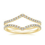 Flair Nested Diamond Ring Stack (1/3 ct. tw.) Yellow Gold 18k Wedding Band
