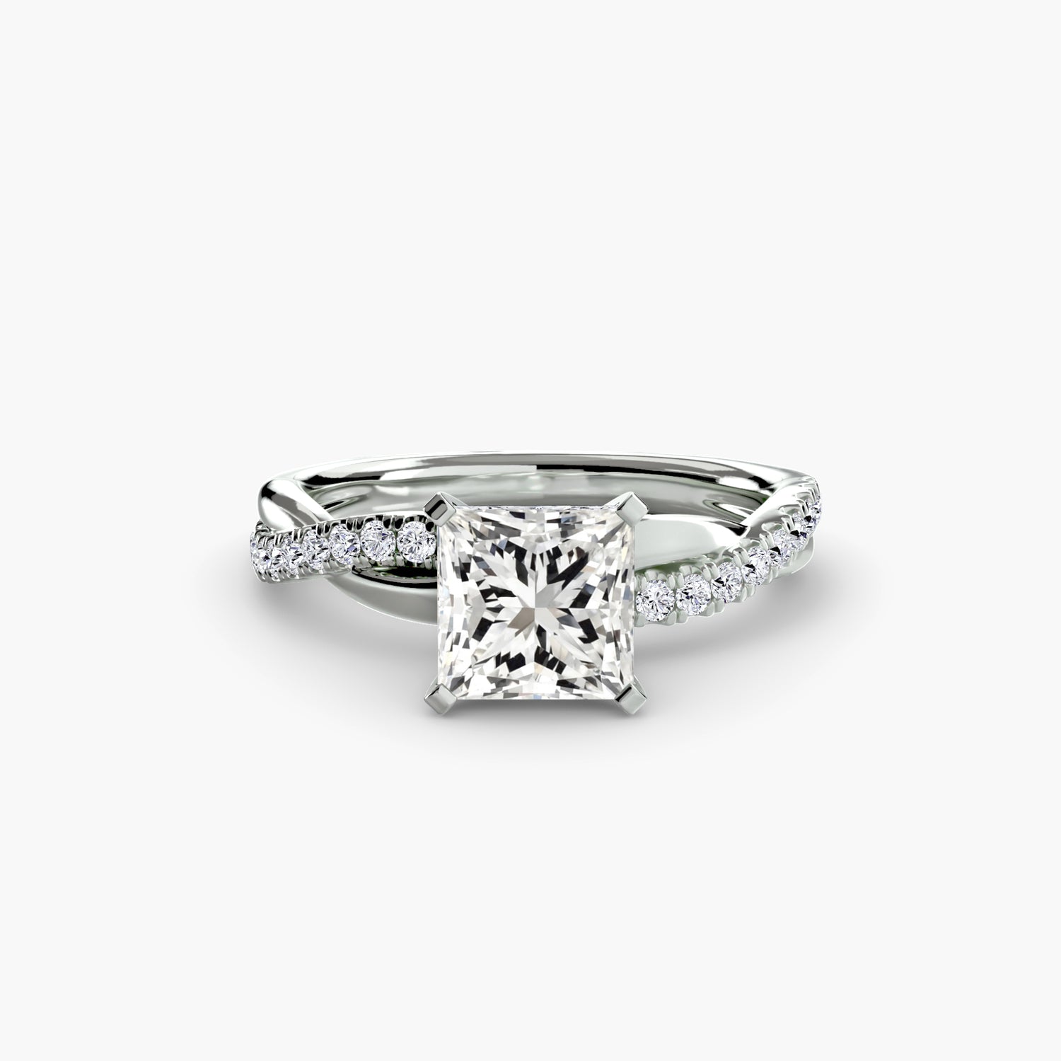 The Emerald Twist Pave Setting